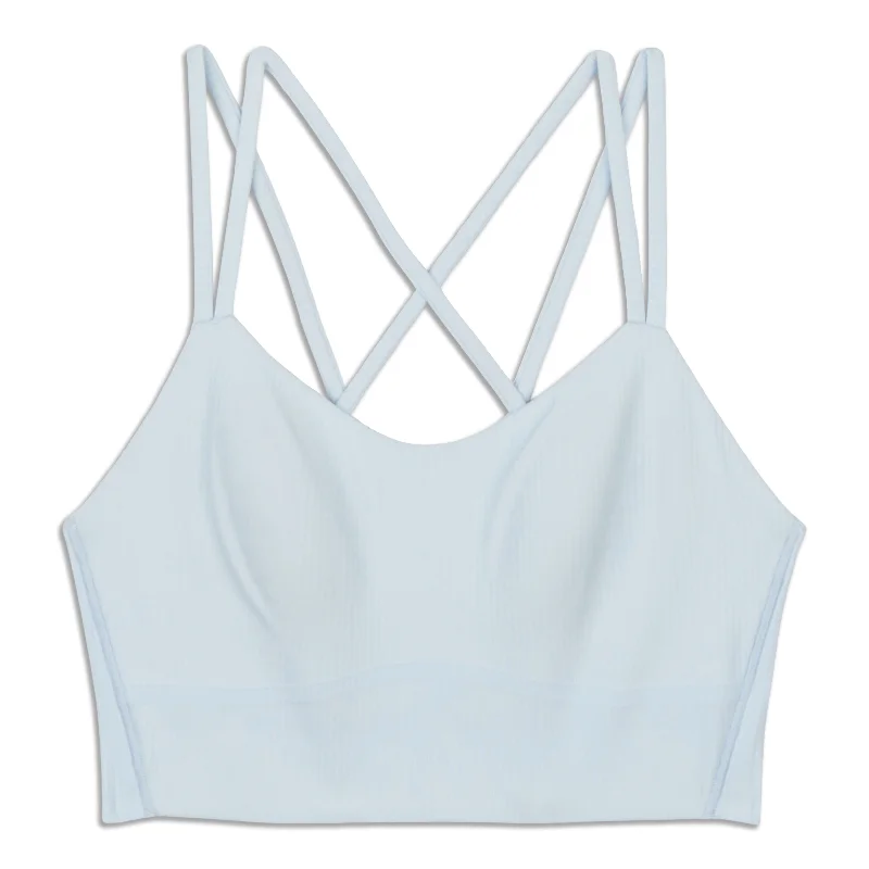 Like A Cloud Ribbed Longline Bra - Resale