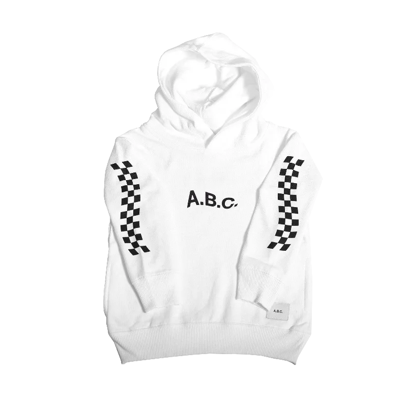 RACING HOODIE (WHITE)